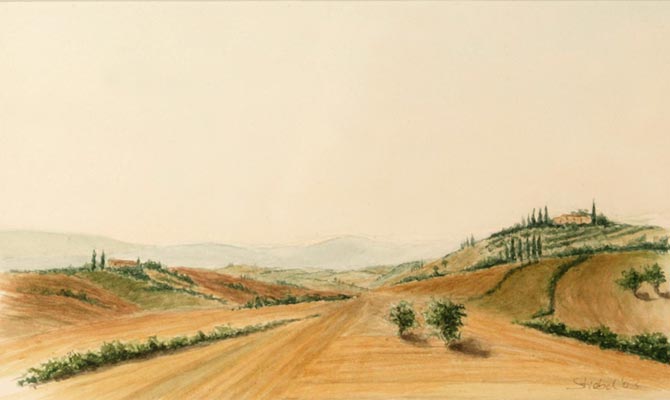 Toskanische Landschaft